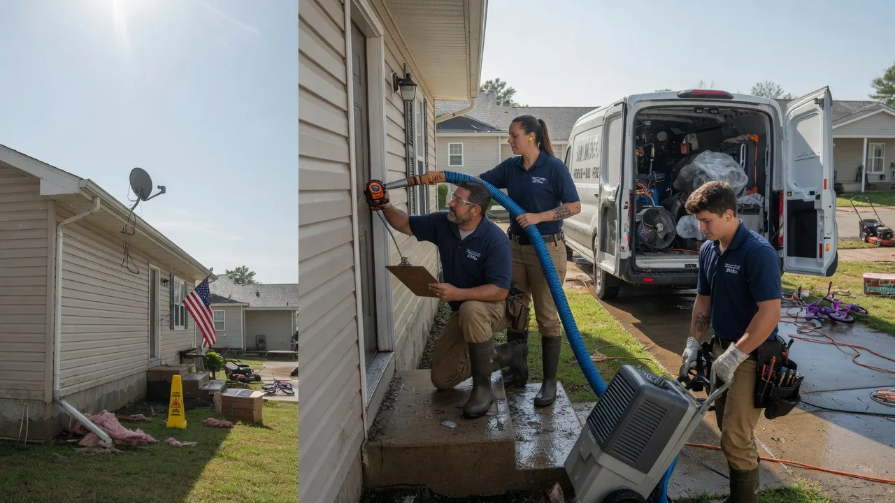 Ceiling Water Damage Restoration in Norwalk, WI near me